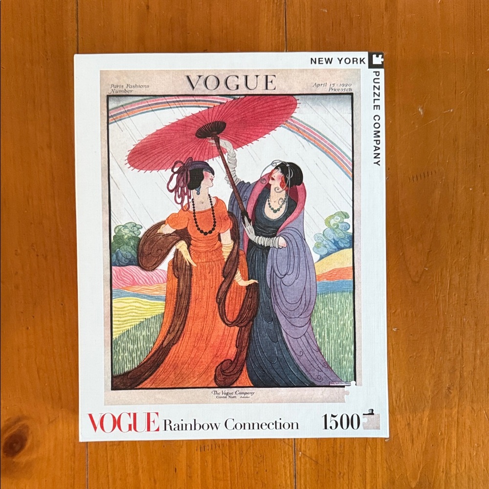 New York Puzzle Company Rainbow Connection Vogue 1500 piece Puzzle